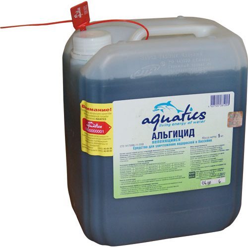 Альгицид непенящийся Aquatics 5 кг фото