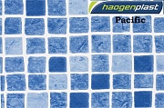 Пленка Haogenplast Print Pacific синяя мозаика 1.65х25 фото