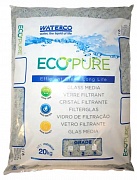 Стеклянный фильтрующий элемент 0.5-1мм 20 кг Waterco EcoPure (Великобритания)